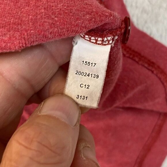 Duluth Trading Co. Womens Henley Shirt Size 2XL Long Sleeve Pullover Casual Red - Picture 4 of 7